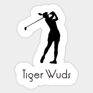 Parody Tiger Woods Sticker